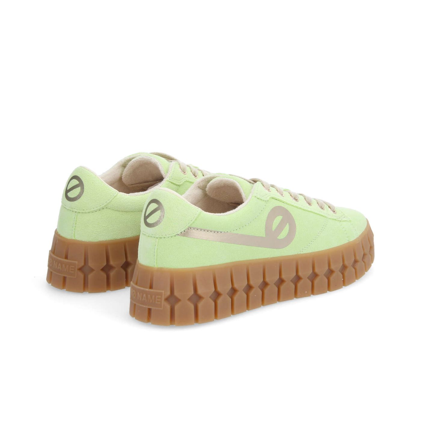 PLAY SNEAKER W - SUEDE/PRINT - VERT/GOLD